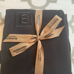 Burberry Vintage Check Panel Cotton Oversized Short Sleeve Shirt Women